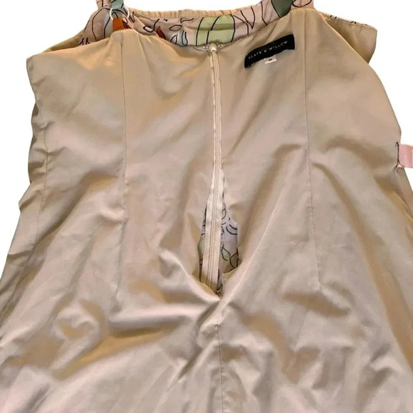 Slate & Willow Floral Peasant Maxi Dress Sleeveless Straps Square neckline 6 RTR - Picture 12 of 12